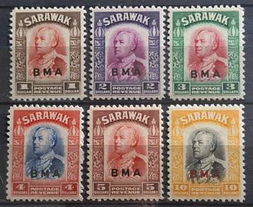 SARAWAK 1945 SRI CHaRLES VYNER BROOKE WITH BMA