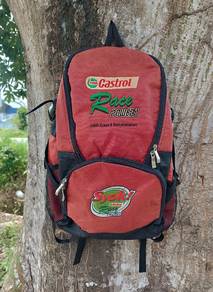 CASTROL SYOK  Vintage race power travel bagpack 