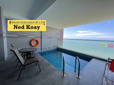 ( Sea View ) Lexis Suites 968sf Nice Reno High Floor 1cp Batu Maung