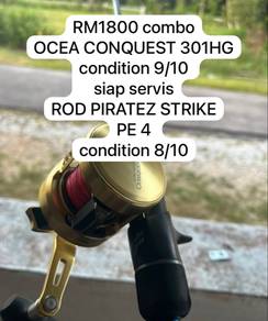 shimano ocea conquest/rid piratez strike