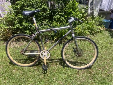 Gold Fixie Bicycle