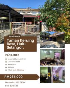 2 Storey Taman Desa Keruing, Hulu Selangor
