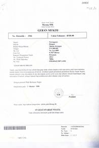 Tanah kebun untuk dijual
