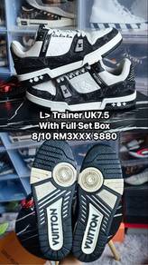 Authentic LV Trainer Panda Black White UK7.5 Louis