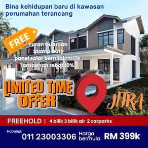Rumah baru di jitra pakej zero entry cost