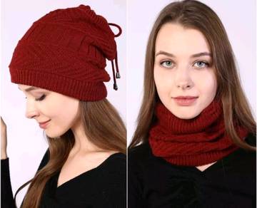 unisex pullover cap scarf 