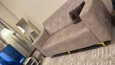For Sale: Sofa Set + Standing Mirror + Lamp