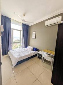 Fully Furnished Room For Rent at Boulevard Service Apartment Sentul