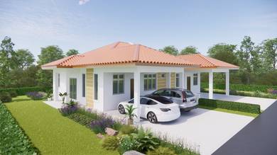 SEMI-D design simple di KETEREH, kELANTAN UNTK dijual