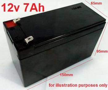 12v Volt Bateri Kereta Mainan Alarm Auto Gate Toy