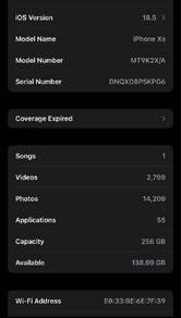 ip xs 256gb