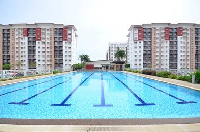 Hot Deal! Seri Jati Apartment Setia Alam – End Lot, Siap Facilities