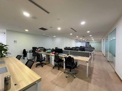 (NEAR LRT) Fully Furnished office Menara Pacific KL Eco City, Bangsar