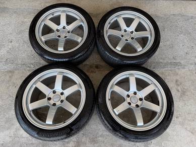 Rim te37SL 18 inch silver concave Fc FE accord mk7