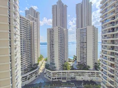 Big Living hall & Balcony / 2 Bedrooms Full Furniture & Sea view🔥🔥