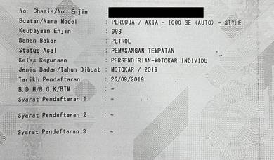 Perodua AXIA 1.0 STYLE (A) [RECORD SERVICE]