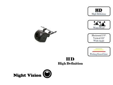 REAR VIEW REVERSE CAMERA HD Night vision Square