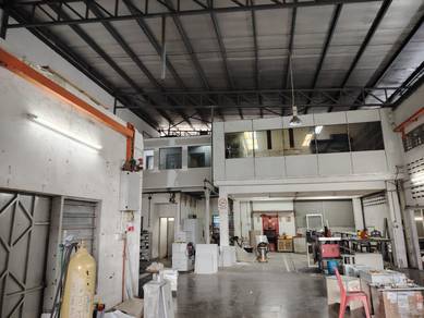 2 Adjoining Semi D Factory with Fully Cover at Bukit Merah Menglembu