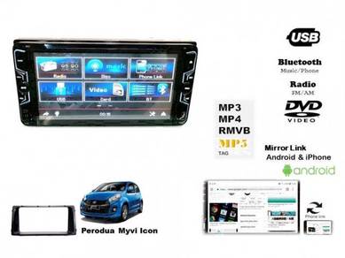Myvi icon 7'' dvd usb sd ml bt mp5 oem player