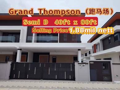 Double Storey Semi D House For Sale  The Grand Thompson Residence