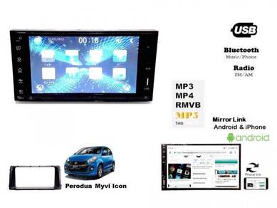 7'' usb sd ml bt mp5 player, oem myvi icon