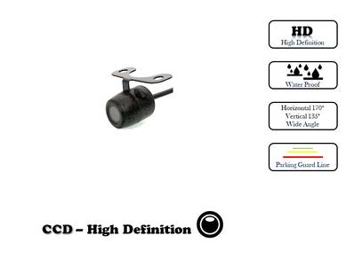 FRONT REAR VIEW CAMERA HD CCD Round Reverse camera