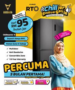 Ansuran Fridge Peti Ais 4 Door Khind - Kluang