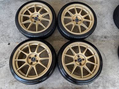 Rim tc105n light gold 17 inch myvi jazz city flx
