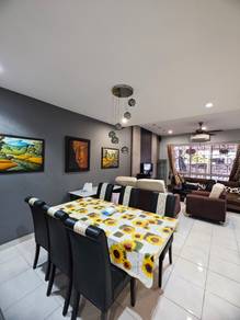 Fully furnished setia indah 12 , 4 r 3 b double story just bring a bag