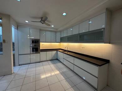 partial furnished aman perdana nice kitchen cabinet semi D near SCM