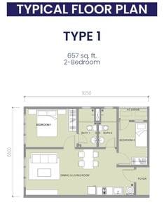 Fully furnished edusentral 2room 2 bathrokm ready to move in near SCM
