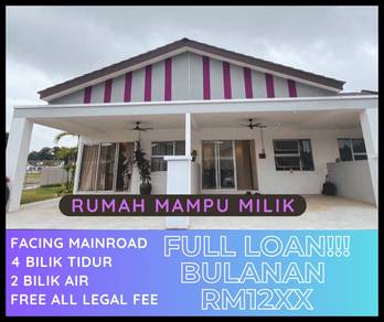 Full Loan Avalible Single Storey for sale RM1200