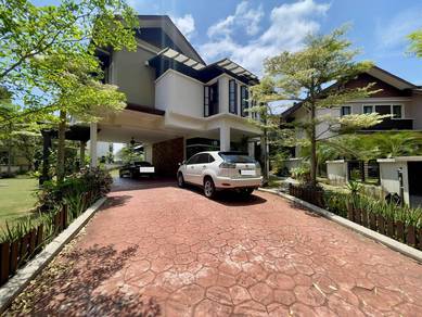 End lot - double storey semi-d @ d' puncak, bukit jelutong, shah alam