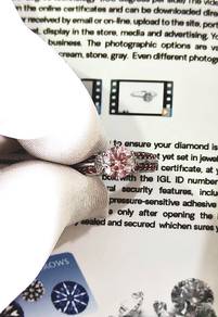 Diamond Ring One Carat Natural Pink Diamond 