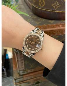 Rolex Datejust 31 REF278381RBR Half 18K 750 Rose