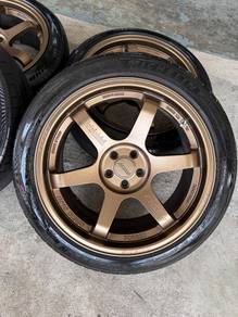 Rim te37 bronze like new 18 inch gt86 wish subaru