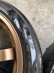 Rim te37 bronze like new 18 inch gt86 wish subaru