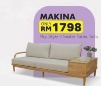 3 Seater Fabric Sofa