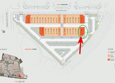 Kajang Jade Hills 38x70 corner shop ground floor bare final unit rent