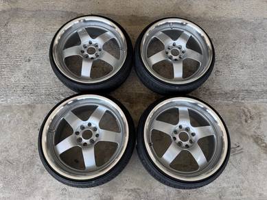 Rim work s1 cutting 17 inch tayar baru 165/40/17