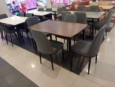 1+4 wood dining set