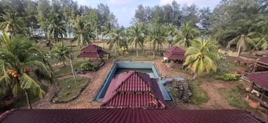 Chalet & Tanah 3.14 Ekar Tepi Pantai, Kg. Penarik, Mercang, Mrg, Trg.