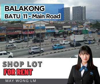 4-Storey Shop BALAKONG Batu 11, Near MRT,  Lift & Main Road Frontage