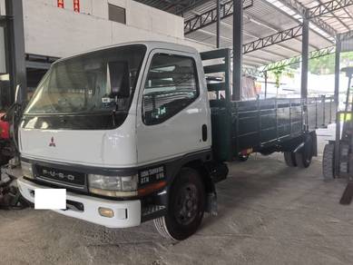 Used Mitsubishi FE639 Lorry C/W 20Ft Wooden Cargo