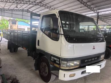 Used Mitsubishi FE639 Lorry C/W 20Ft Wooden Cargo