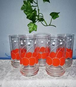 1960an Vintage Retro Glasses cerry red