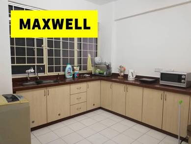 Putra Place 1000sf PARTIALLY RENO FULLY FURNISHED with 1 Carpark WORTH