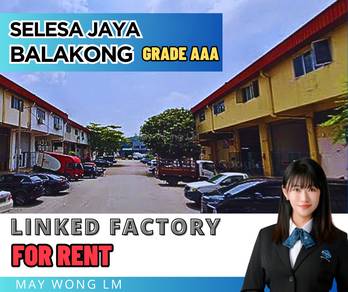 Taman Industri Selesa Jaya Link Factory@ Balakong  300amp High Ceiling