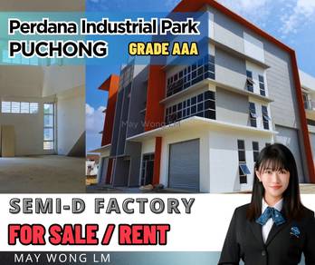 LIMITED Corner Factory Puchong Semi-D Grade A 🚀 BMV OR RENTAL DEAL