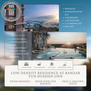 New Apartment In Bandar Tun Hussein Onn Cheras Open For Sale